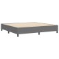 vidaXL Letto Box Spring Grigio chiaro 200x200 cm Tessuto a coste vidaXL Letto Box Spring Grigio chiaro 200x200 cm Tessuto a coste