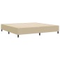vidaXL Letto Box Spring Verde Chiaro Grigio 200x200 cm Tessuto a Coste vidaXL Letto Box Spring Verde Chiaro Grigio 200x200 cm Tessuto a Coste