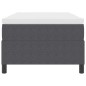 vidaXL Letto a molle con materasso grigio scuro, 80x200 cm, in tessuto di corduroy vidaXL Letto a molle con materasso grigio scuro, 80x200 cm, in tessuto di corduroy