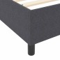 vidaXL Letto a molle con materasso grigio scuro, 80x200 cm, in tessuto di corduroy vidaXL Letto a molle con materasso grigio scuro, 80x200 cm, in tessuto di corduroy