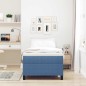 vidaXL Letto Box Spring con Materasso Blu, 90 x 200 cm, Tessuto Corduroy vidaXL Letto Box Spring con Materasso Blu, 90 x 200 cm, Tessuto Corduroy