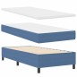 vidaXL Letto Box Spring con Materasso Blu, 90 x 200 cm, Tessuto Corduroy vidaXL Letto Box Spring con Materasso Blu, 90 x 200 cm, Tessuto Corduroy