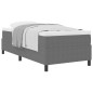 vidaXL Letto a box con materasso grigio chiaro, 100 x 200 cm, tessuto corduroy vidaXL Letto a box con materasso grigio chiaro, 100 x 200 cm, tessuto corduroy