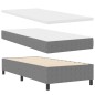 vidaXL Letto a box con materasso grigio chiaro, 100 x 200 cm, tessuto corduroy vidaXL Letto a box con materasso grigio chiaro, 100 x 200 cm, tessuto corduroy
