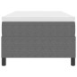 vidaXL Letto a box con materasso grigio chiaro, 100 x 200 cm, tessuto corduroy vidaXL Letto a box con materasso grigio chiaro, 100 x 200 cm, tessuto corduroy