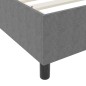 vidaXL Letto a box con materasso grigio chiaro, 100 x 200 cm, tessuto corduroy vidaXL Letto a box con materasso grigio chiaro, 100 x 200 cm, tessuto corduroy