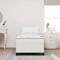vidaXL Letto a Molle – Ecrù 100x200 cm Tessuto a Velluto vidaXL Letto a Molle – Ecrù 100x200 cm Tessuto a Velluto