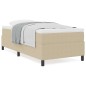 vidaXL Letto a Box con Materasso in Grigio Verde Chiaro, 100 x 200 cm, fatto in tessuto di velluto a coste. vidaXL Letto a Box con Materasso in Grigio Verde Chiaro, 100 x 200 cm, fatto in tessuto di velluto a coste.