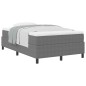 vidaXL Letto a Box con Materasso in grigio chiaro - 120 x 200 cm in tessuto corduroy vidaXL Letto a Box con Materasso in grigio chiaro - 120 x 200 cm in tessuto corduroy