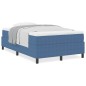 vidaXL Letto Box Spring con Materasso Blu, 120 x 200 cm, tessuto a coste. vidaXL Letto Box Spring con Materasso Blu, 120 x 200 cm, tessuto a coste.