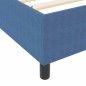 vidaXL Letto Box Spring con Materasso Blu, 120 x 200 cm, tessuto a coste. vidaXL Letto Box Spring con Materasso Blu, 120 x 200 cm, tessuto a coste.