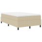 vidaXL Letto Box Spring con materasso in verde chiaro grigio, 120 x 200 cm, in tessuto di velluto.