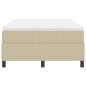 vidaXL Letto Box Spring con materasso in verde chiaro grigio, 120 x 200 cm, in tessuto di velluto.