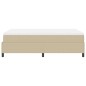 vidaXL Letto Box Spring con materasso in verde chiaro grigio, 120 x 200 cm, in tessuto di velluto.