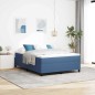 vidaXL Letto a Box con Materasso Blu, 140x200 cm, Tessuto Corduroy vidaXL Letto a Box con Materasso Blu, 140x200 cm, Tessuto Corduroy