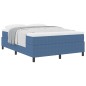 vidaXL Letto a Box con Materasso Blu, 140x200 cm, Tessuto Corduroy vidaXL Letto a Box con Materasso Blu, 140x200 cm, Tessuto Corduroy