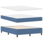 vidaXL Letto a Box con Materasso Blu, 140x200 cm, Tessuto Corduroy vidaXL Letto a Box con Materasso Blu, 140x200 cm, Tessuto Corduroy