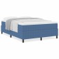 vidaXL Letto a molle con materasso blu, 140 x 200 cm, tessuto corduroy vidaXL Letto a molle con materasso blu, 140 x 200 cm, tessuto corduroy