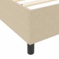 vidaXL Letto a molle con materasso verde chiaro e grigio, 140 x 200 cm, tessuto di corduroy