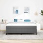 vidaXL Letto a Contenitore con Materasso - Grigio Chiaro, Super King Size, Tessuto Corduroy