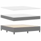 vidaXL Letto a Contenitore con Materasso - Grigio Chiaro, Super King Size, Tessuto Corduroy