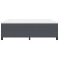 vidaXL Letto a Reti Super King Size in Grigio Scuro con Materasso, fatto in Tessuto Corduroy