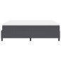 vidaXL Letto a Reti Super King Size in Grigio Scuro con Materasso, fatto in Tessuto Corduroy