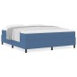 vidaXL Letto Box Spring con Materasso Blu, Super King, in Tessuto a Velluto vidaXL Letto Box Spring con Materasso Blu, Super King, in Tessuto a Velluto