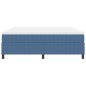 vidaXL Letto Box Spring con Materasso Blu, Super King, in Tessuto a Velluto vidaXL Letto Box Spring con Materasso Blu, Super King, in Tessuto a Velluto