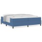 vidaXL Letto a molle con materasso, Blu, 200x200 cm, Tessuto di corduroy vidaXL Letto a molle con materasso, Blu, 200x200 cm, Tessuto di corduroy