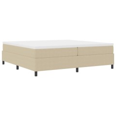 vidaXL Letto Box Spring con Materasso Verde Chiaro e Grigio, 200 x 200 cm, Tessuto Velluto