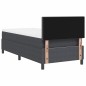 vidaXL Letto con Box Spring con Materasso Grigio Scuro 80x200 cm Tessuto di Corduroy vidaXL Letto con Box Spring con Materasso Grigio Scuro 80x200 cm Tessuto di Corduroy