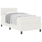 vidaXL Letto con Box Spring e Materasso Crema 80x200 cm Tessuto Corduroy