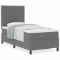 vidaXL Letto a Molle con Materasso Grigio Chiaro 80x200 cm Tessuto di Corduroy vidaXL Letto a Molle con Materasso Grigio Chiaro 80x200 cm Tessuto di Corduroy