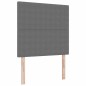 vidaXL Letto a Molle con Materasso Grigio Chiaro 80x200 cm Tessuto di Corduroy vidaXL Letto a Molle con Materasso Grigio Chiaro 80x200 cm Tessuto di Corduroy