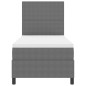 vidaXL Letto a Molle con Materasso Grigio Chiaro 80x200 cm Tessuto di Corduroy vidaXL Letto a Molle con Materasso Grigio Chiaro 80x200 cm Tessuto di Corduroy