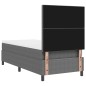 vidaXL Letto a Molle con Materasso Grigio Chiaro 80x200 cm Tessuto di Corduroy vidaXL Letto a Molle con Materasso Grigio Chiaro 80x200 cm Tessuto di Corduroy