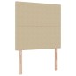 vidaXL Letto Box Spring e Materasso Beige 90x200 cm Tessuto Corduroy vidaXL Letto Box Spring e Materasso Beige 90x200 cm Tessuto Corduroy