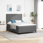 vidaXL Letto con Sommier e Materasso Grigio Chiaro 140x200 cm Tessuto in corduroy vidaXL Letto con Sommier e Materasso Grigio Chiaro 140x200 cm Tessuto in corduroy