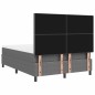 vidaXL Letto con Sommier e Materasso Grigio Chiaro 140x200 cm Tessuto in corduroy vidaXL Letto con Sommier e Materasso Grigio Chiaro 140x200 cm Tessuto in corduroy
