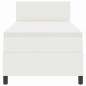 vidaXL Letto Box Spring con Materasso e LED Crema 100x200 cm in Tessuto Corduroy vidaXL Letto Box Spring con Materasso e LED Crema 100x200 cm in Tessuto Corduroy