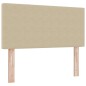 vidaXL Letto con Box Spring con Materasso & Luce LED Verde Grigio 120x200 cm Tessuto in Velluto