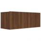 Set Mobili Porta TV 3 pz Rovere Marrone in Legno Multistrato Set Mobili Porta TV 3 pz Rovere Marrone in Legno Multistrato