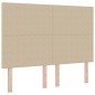 vidaXL Letto con Box Spring con Materasso & Luce LED Verde Grigio 140x200 cm Tessuto in Corduroy vidaXL Letto con Box Spring con Materasso & Luce LED Verde Grigio 140x200 cm Tessuto in Corduroy