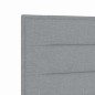 vidaXL Testiera Design Linea Grigio Chiaro 90 cm in Tessuto vidaXL Testiera Design Linea Grigio Chiaro 90 cm in Tessuto
