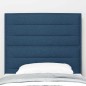 vidaXL Testiera Design Linee Blu 90 cm Tessuto
