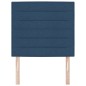 vidaXL Testiera Design Linee Blu 90 cm Tessuto