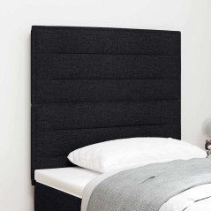 vidaXL Testiera Design Linee Nere 100 cm Tessuto