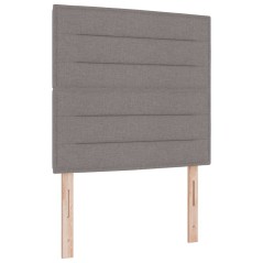vidaXL Testiera Design Linee Tortora 100 cm Tessuto