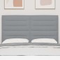 vidaXL Testiera Linee Design Grigia Chiara 140 cm Tessuto vidaXL Testiera Linee Design Grigia Chiara 140 cm Tessuto